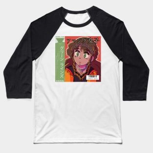 Vaporwave Aesthetic anime girl Baseball T-Shirt